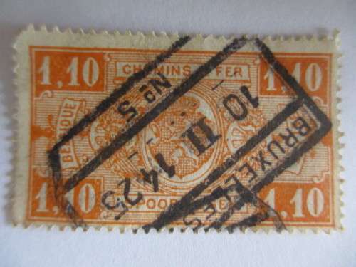 BELGIUM  USED RAILWAY STAMP