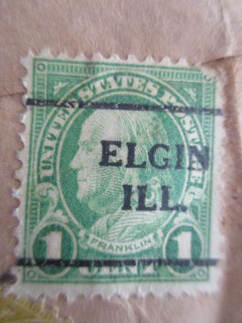 AMERICA 3 USED MOUNTED STAMPS WITH OVER PRINTS