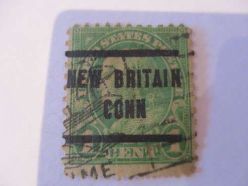 AMERICA 3 USED PRINTED OVER GEORGE WASHINGTON STAMPS  AND 1 CLEVELAND