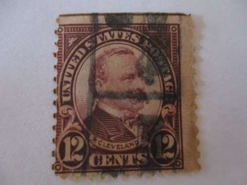 AMERICA 3 USED PRINTED OVER GEORGE WASHINGTON STAMPS  AND 1 CLEVELAND