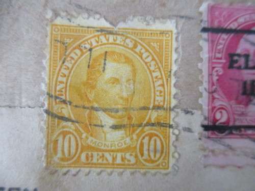 AMERICA TWO USED MOUNTED STAMPS