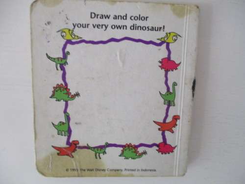 MINI MICKEY MOUSE BOOK  - 1995 CARDBOARD PAGES