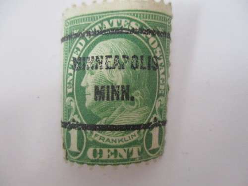AMERICA 5 GREEN STAMPS USED LOT OF GEORGE WASHINGTON STAMPS
