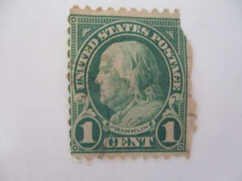AMERICA 5 GREEN STAMPS USED LOT OF GEORGE WASHINGTON STAMPS