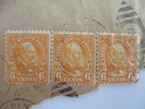 AMERICA MOUNTED 6 CENTS  - GARFIELD  USED STAMPS
