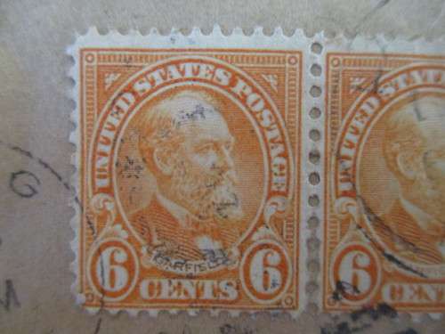 AMERICA MOUNTED 6 CENTS  - GARFIELD  USED STAMPS