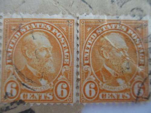 AMERICA MOUNTED 6 CENTS  - GARFIELD  USED STAMPS