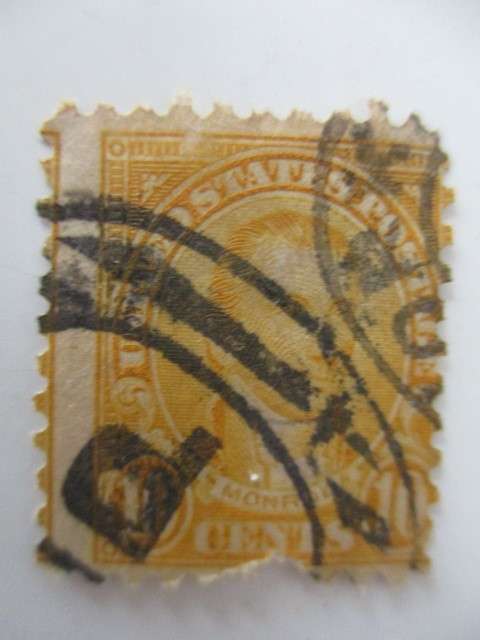 AMERICA  USED JEFFERSON AND MONROE TWO USED STAMPS