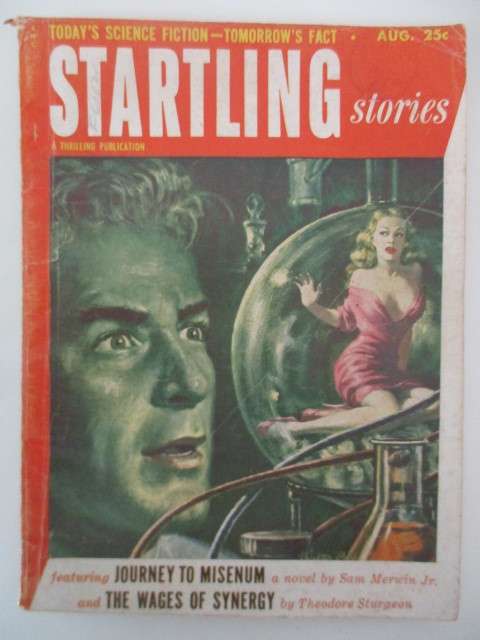 LOVELY VINTAGE  1953  STARTLING STORIES  MAGAZINE