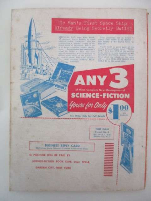 LOVELY VINTAGE  1953  STARTLING STORIES  MAGAZINE