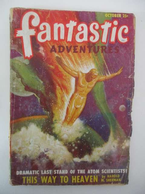 VINTAGE FANTASTIC ADVENTURE MAGAZINE 1948