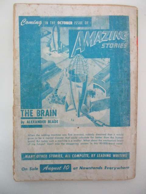 VINTAGE FANTASTIC ADVENTURE MAGAZINE 1948