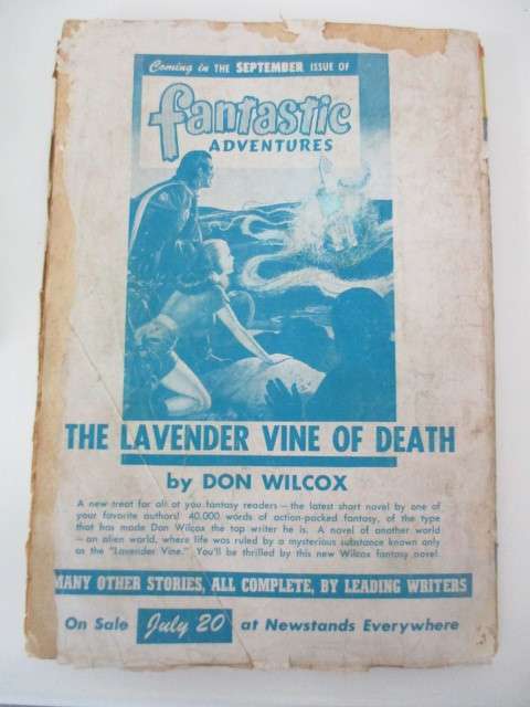 VINTAGE PULP MAGAZINE  1948 AMAZING STORIES