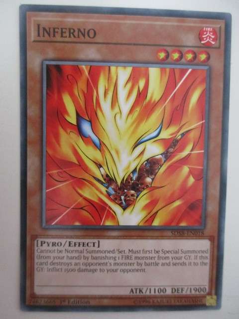 YU-GI-OH TRADING CARD - INFERNO