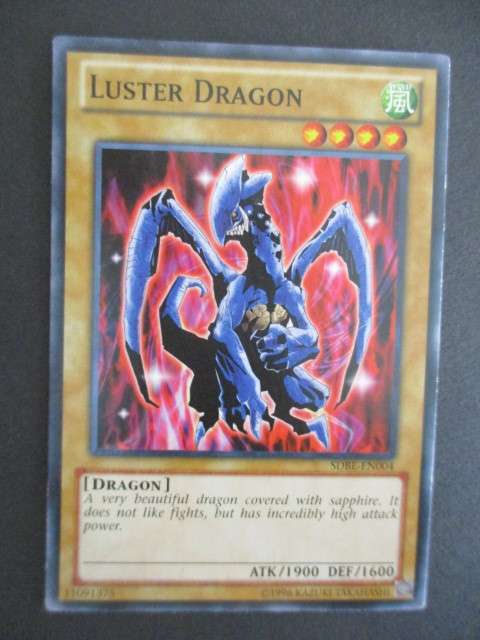 YU-GI-OH TRADING CARD   - LUSTER DRAGON