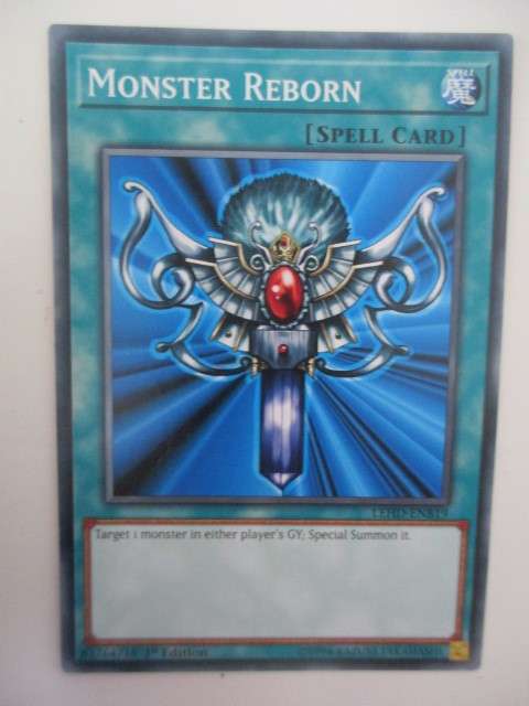 YU-GI-OH TRADING CARD- MONSTER REBORN  - 1ST EDITION