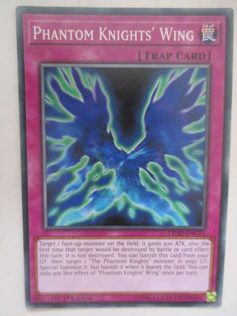 YU-GI-OH TRADING CARD - PHANTOM KNIGHTS` WING