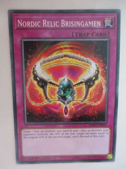 YU-GI-OH TRADING CARD - NORDIC RELIC BRISINGAMEN