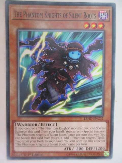 YU-GI-OH TRADING CARD - THE PHANTOM KNIGHTS OF SILENT BOOTS