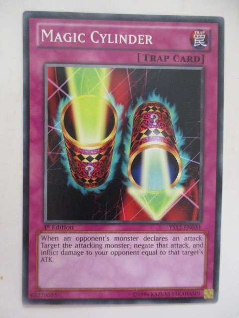 YU-GI-OH TRADING CARD - MAGIC CYLINDER