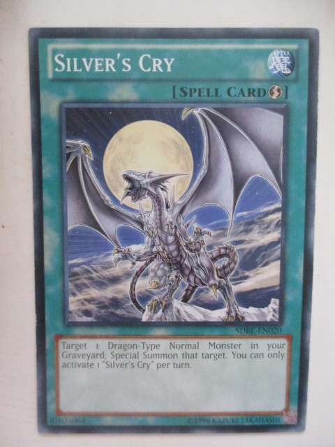 YU-GI-OH - TRADING CARD - SILVER`S CRY