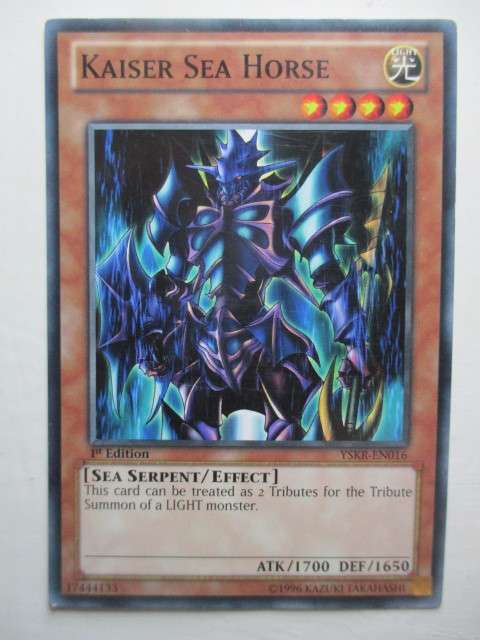 YU-GI-OH TRADING CARD - KAISER SEA HORSE