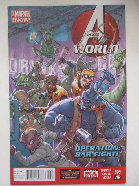 MARVEL COMICS - AVENGERS WORLD - NO. 9 - 2014  AS NEW