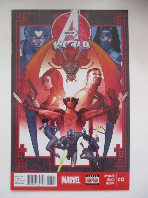 MARVEL COMICS - AVENGERS WORLD -  NO. 13  2014  AS NEW
