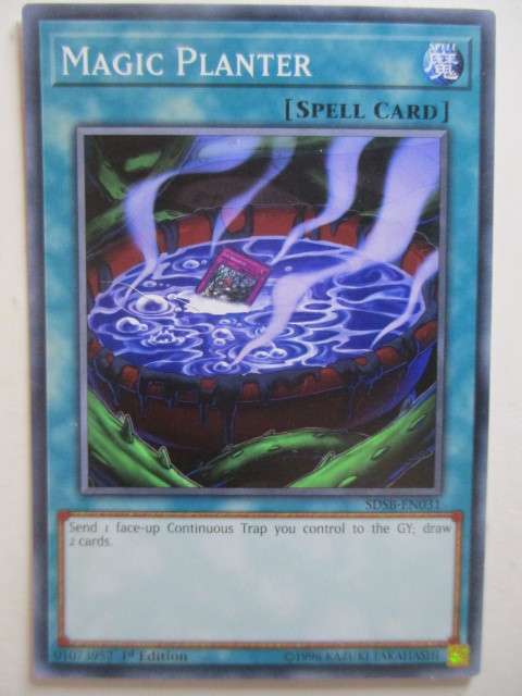 YU-GI-OH TRADING CARD - MAGIC PLANTER