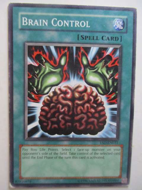YU-GI-OH TRADING CARD - BRAIN CONTROL