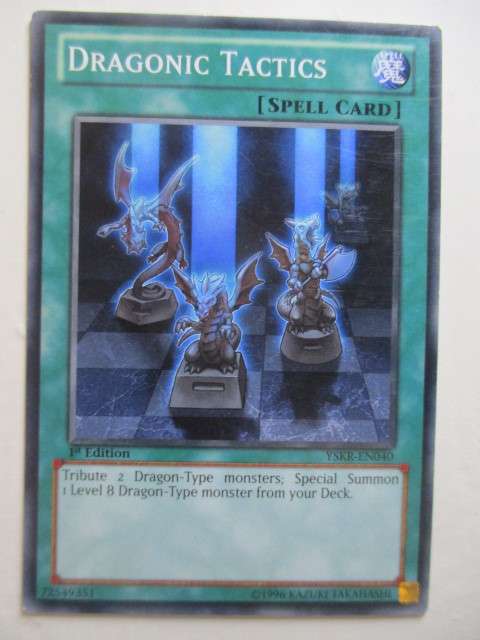 YU-GI-OH  TRADING CARD - DRAGONIC TACTICS