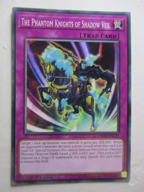 YU-GI-OH TRADING CARD - THE PHANTOM KNIGHTS OF SHADOW VEIL