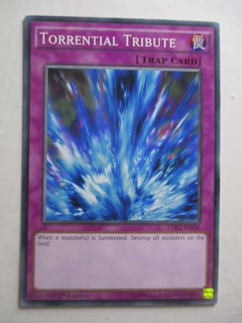 YU-GI-OH TRADING CARD - TORRENTIAL TRIBUTE