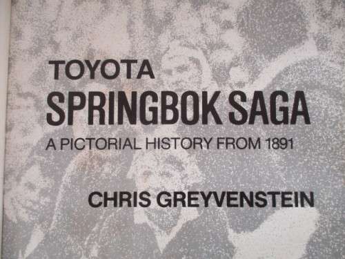 LOVELY HARD COVER  SPRINGBOK  RUGBY SAGE  FROM 1891 - 1977 IN PICTURES