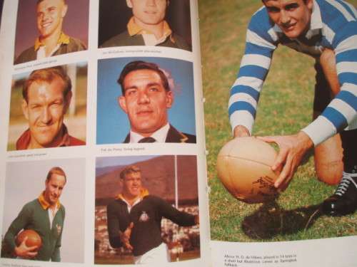 LOVELY HARD COVER  SPRINGBOK  RUGBY SAGE  FROM 1891 - 1977 IN PICTURES