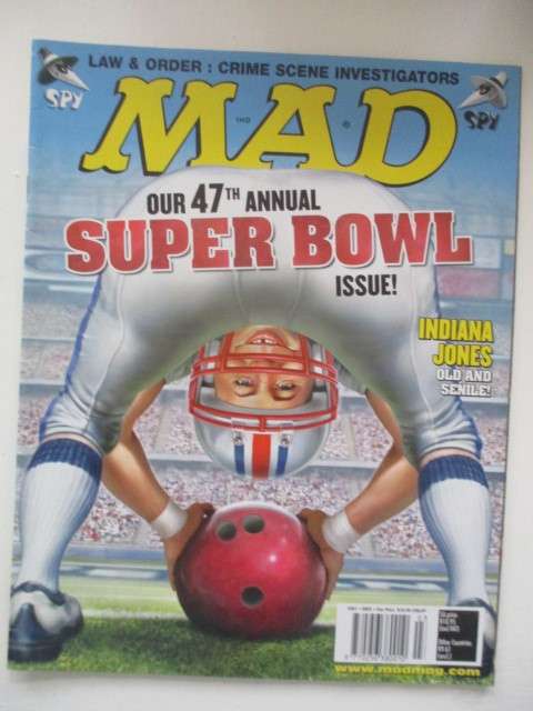 MAD MAGAZINE  NO. 401 - 2005  SUPER BOWL