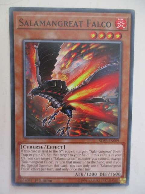YU-GI-OH TRADING CARD - SALAMANGREAT FALCO