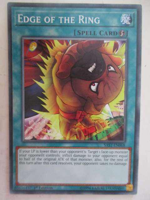 YU-GI-OH TRADING CARD - EDGE OF THE RING
