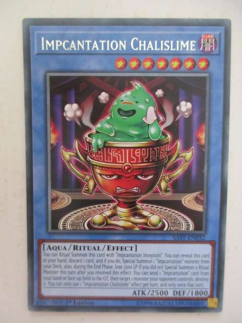 YU-GI-OH TRADING CARD - IMPCANTATION CHALISLIME