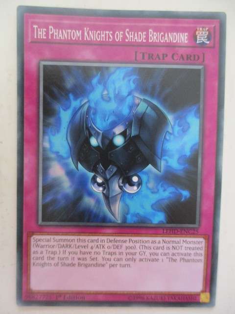 YU-GI-OH TRADING CARD - THE PHANTOM KNIGHTS OF SHADE BRIGANDINE