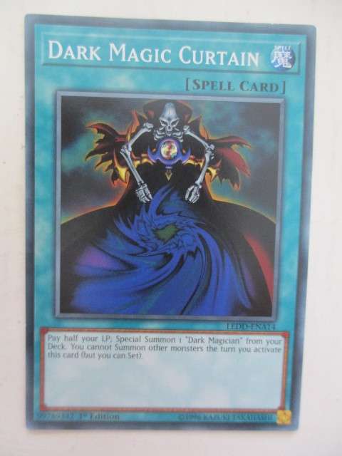 YU-GI-OH TRADING CARD - DARK MAGIC CURTAIN