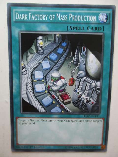 YU-GI-OH TRADING CARD - DARK FACTORY OF MASS PRODUCTION