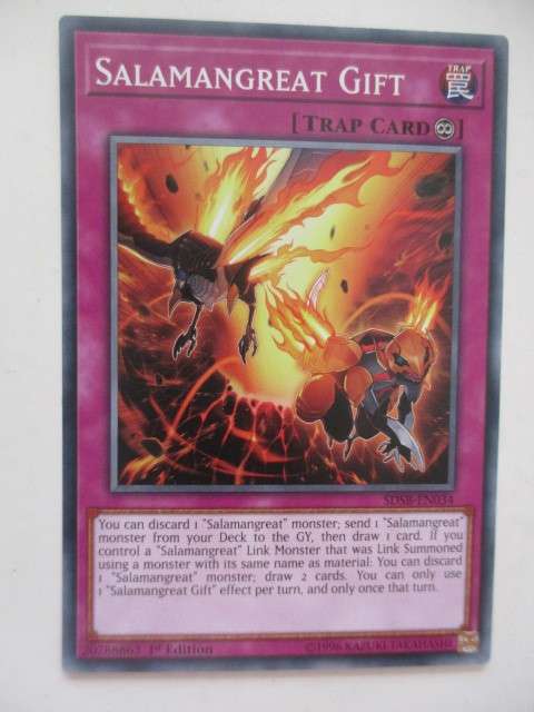 YU-GI-OH TRADING CARD - SALAMANGREAT GIFT