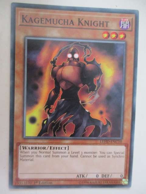 YU-GI-OH TRADING CARD - KAGEMUCHA KNIGHT