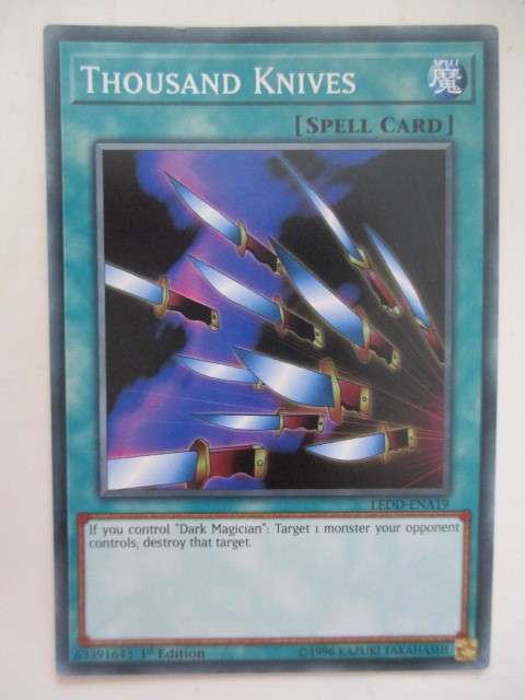 YU-GI-OH TRADING CARD - THOUSAND KNIVES