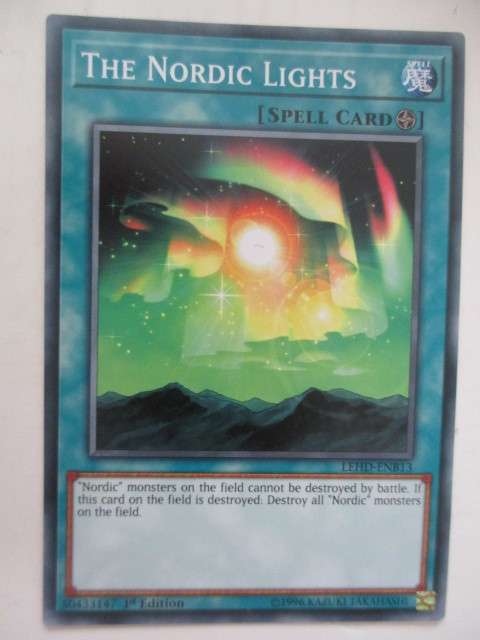 YU-GI-OH TRADING CARD - THE NORDIC LIGHTS