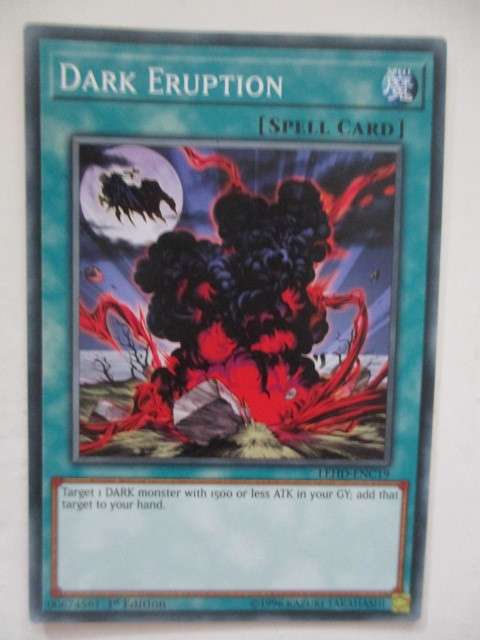 YU-GI-OH TRADING CARD - DARK ERUPTION