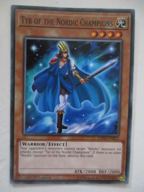 YU-GI-OH - TRADING CARD - TYR OF THE NORDIC CHAMPIONS