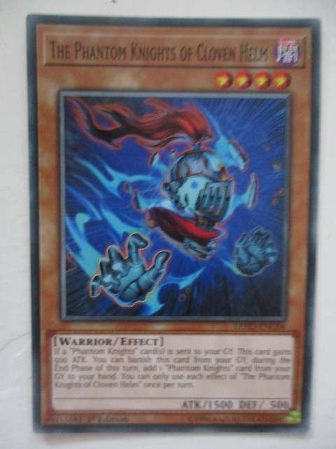 YU-GI-OH TRADING CARD - THE PHANTOM KNIGHTS OF CLOVEN HELM