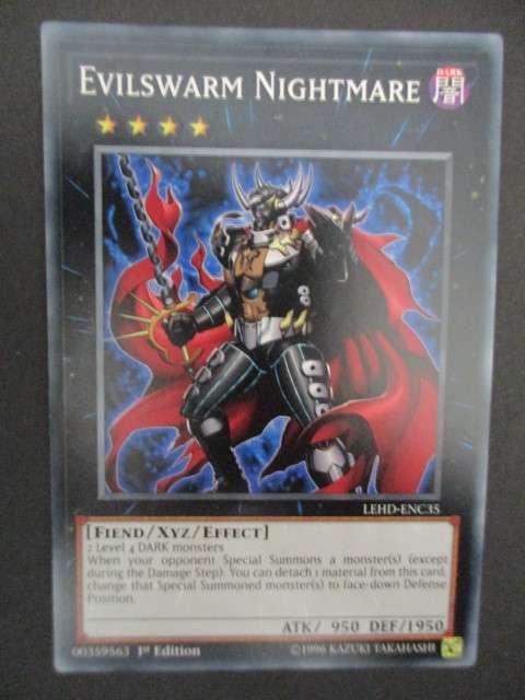YU-GI-OH TRADING CARD - EVILSWARM NIGHTMARE